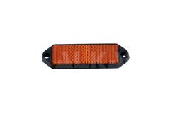 10 RECTANGULAR TRAILER REFLECTORS RED SCREW FIXING 95*38MM