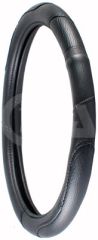 STEERING WHEEL COVER (BLACK 35-37CM.)