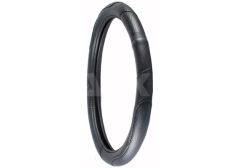 STEERING WHEEL COVER (BLACK LEATHER 37-39CM.)