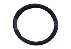 STEERING WHEEL COVER (BLACK LEATHER 37-39CM.)