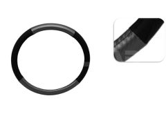 STEERING WHEEL COVER (BLACK 37-39CM.)