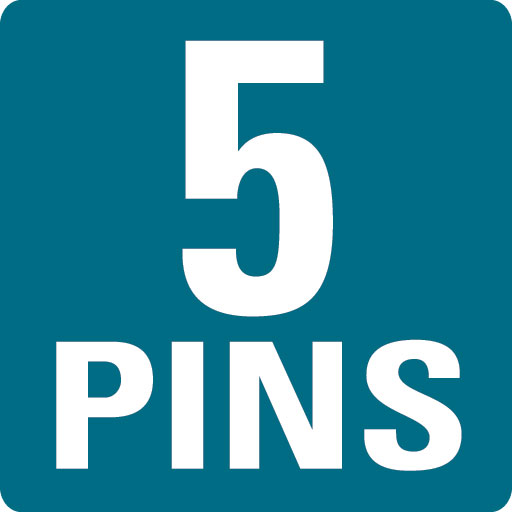 5 PINS