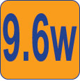 9,6W